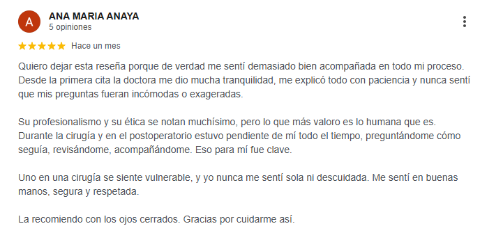 Testimonio paciente
