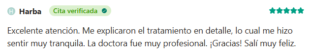 Testimonio paciente