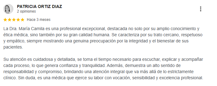 Testimonio paciente